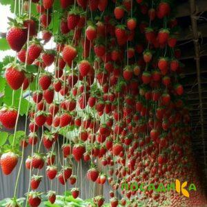 Клубника ампельная Анастасия купить по цене от 370р. в интернет-магазине «Посадика» с доставкой почтой в в Муравленкое и по всей России – [изображение №1].