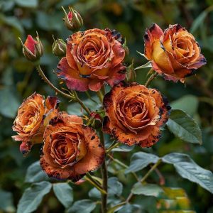 Роза плетистая Оранжевый Бриллиант купить по цене от 450р. в интернет-магазине «Посадика» с доставкой почтой в в Муравленкое и по всей России – [изображение №1].